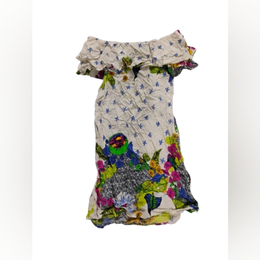 Munny Brazil Women's Off Shoulder Resortwear Dress Sz 42